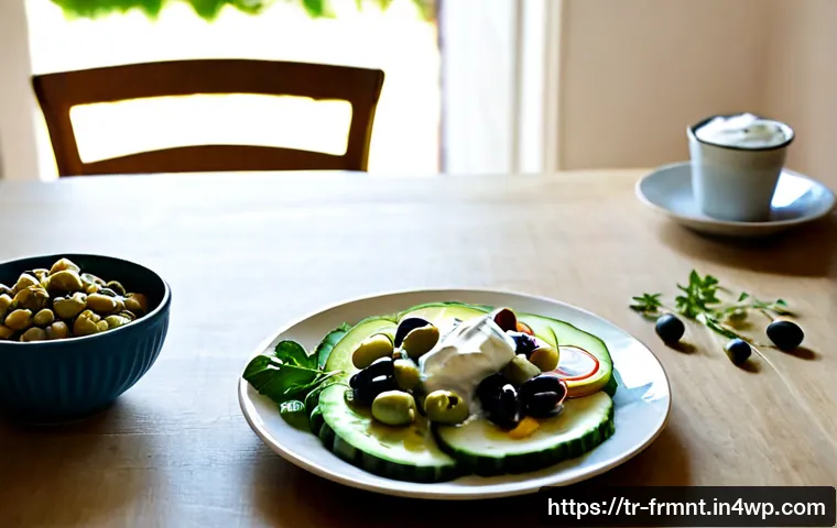 Home 17 발효식품이 장 건강에 미치는 영향 - Photorealistic Turkish breakfast table in a sunlit home kitchen, a clear glass of kefir, a bowl of p...